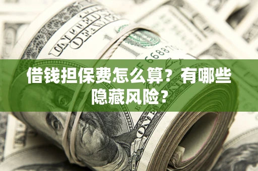北京借钱担保费怎么算？有哪些隐藏风险？