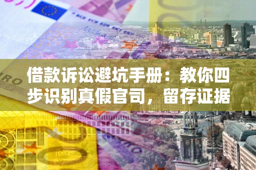 北京借款诉讼避坑手册：教你四步识别真假官司，留存证据不踩雷