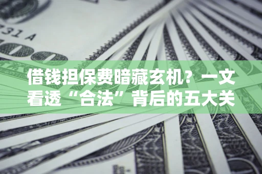 北京借钱担保费暗藏玄机？一文看透“合法”背后的五大关键陷阱